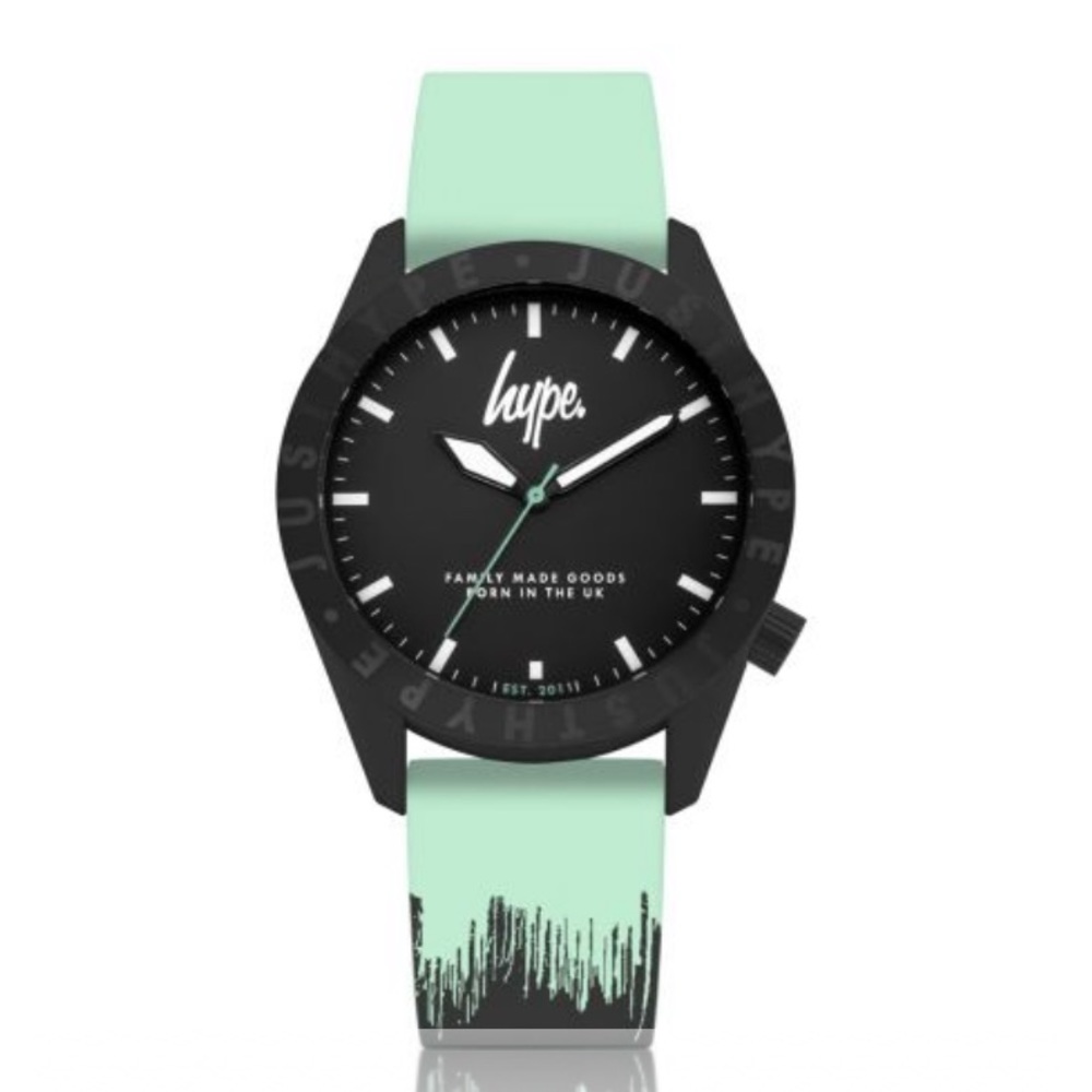 HYPE Two Tone Rubber Strap Watch - HYU008AU